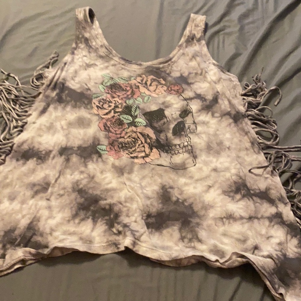 Cotton loose fitting shirt ,tank top